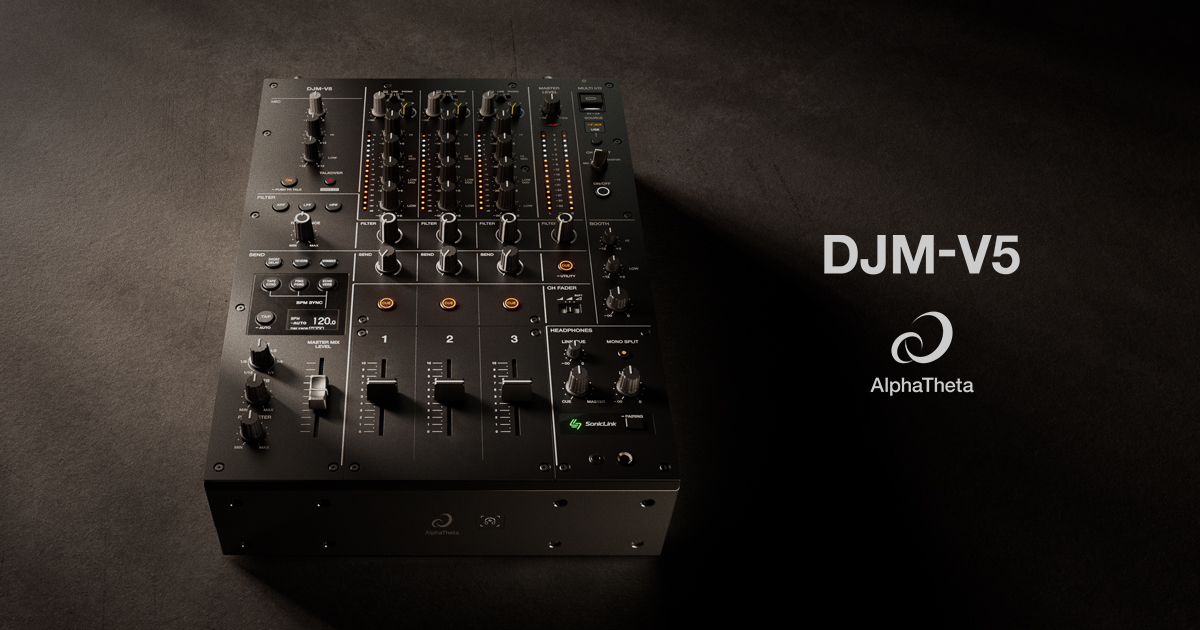 Imagem relacionada a DJM-V5 comprime a lógica do V10 em três canais e adiciona monitoramento sem fio